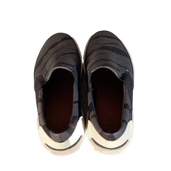 Lanvin Slip On Men\'s Sneakers Calfskin Nappa Leather Zebra Shoes Loafers Mens 6 main image 8